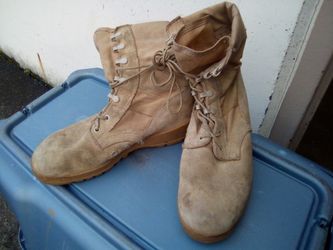 Vibram Women's Tan Suede Heavy Duty Work Boots Size 7