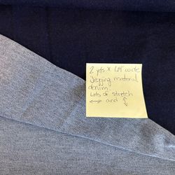 2 Yards Stretch Denim Fabric