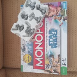 Monopoly: Star Wars Clone Wars Edition. Six Collectible Star Wars Tokens