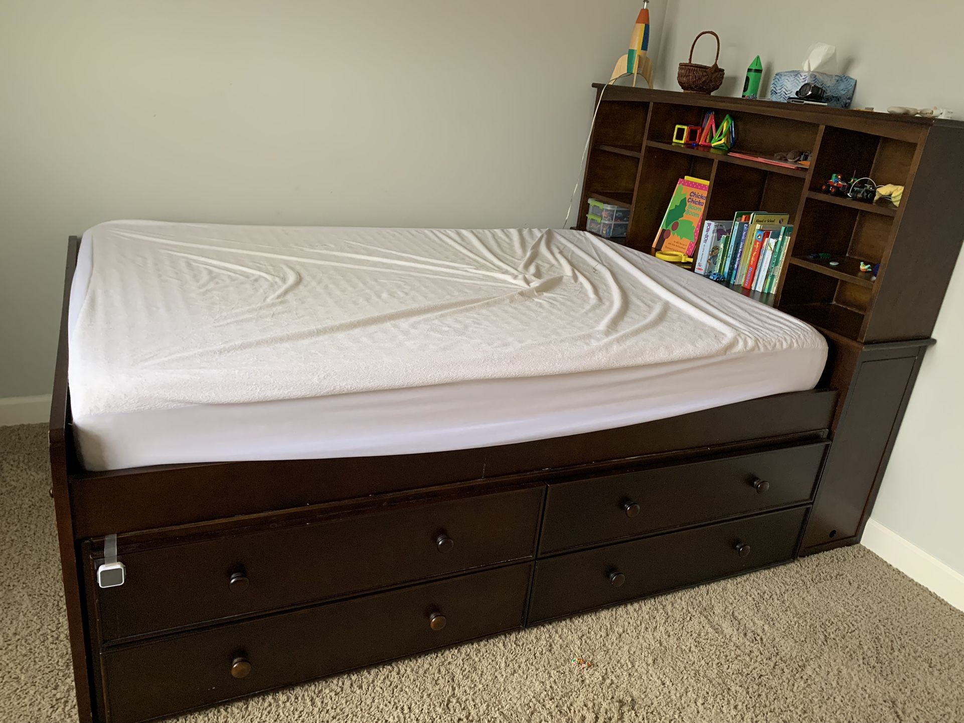 Solid Wood Full Size Bed