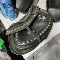 Vintage Harley-Davidson Saddlebag