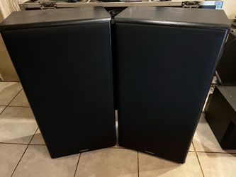 KENWOOD 15” 3-way floor speakers