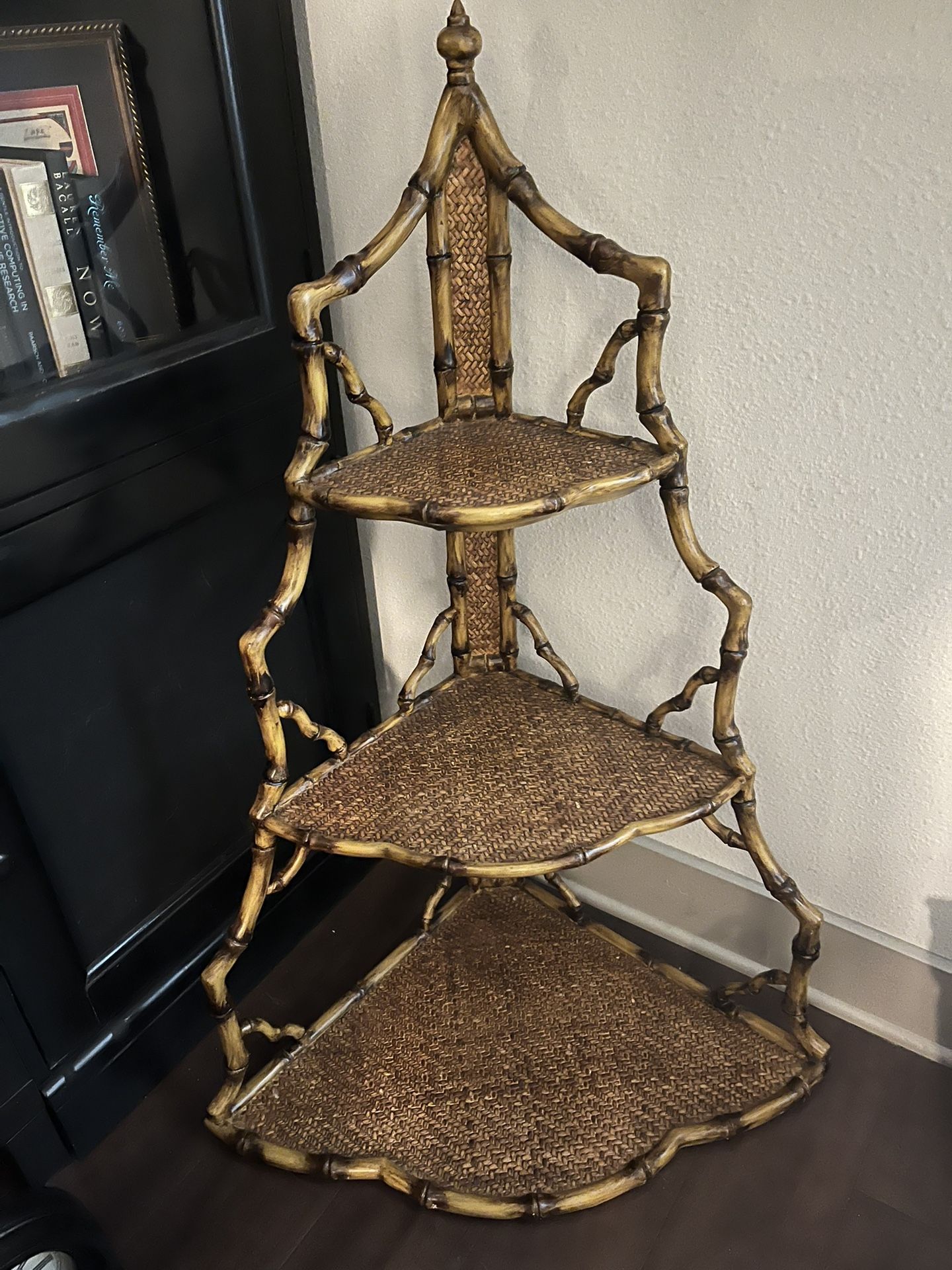 Bamboo Corner Shelf
