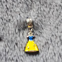 NEW Snow White Princess Dress Dangle Charm.  Bundle to save on shipping costs!  Please check out my other charms & other numerous items listed.  From 