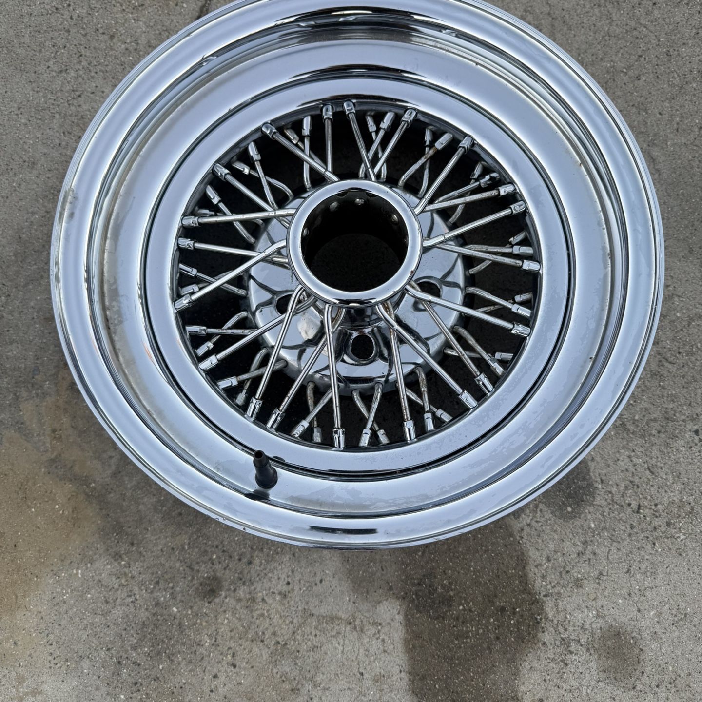 15 Inch Standard Appliance Wire Wheel , Daytons 100 Spokes Crosslace ...