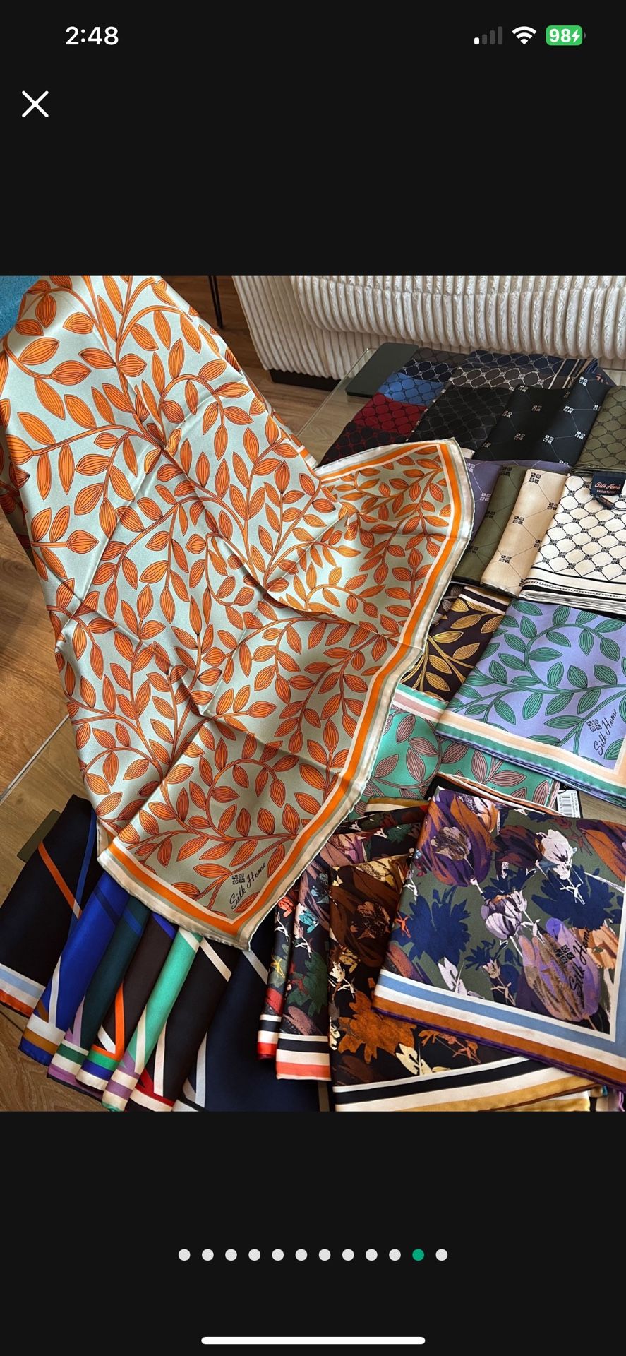 Silk Head Scarf