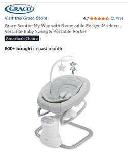 Graco Soothe My Way Baby Swing & Removable Rocker – Excellent Condition