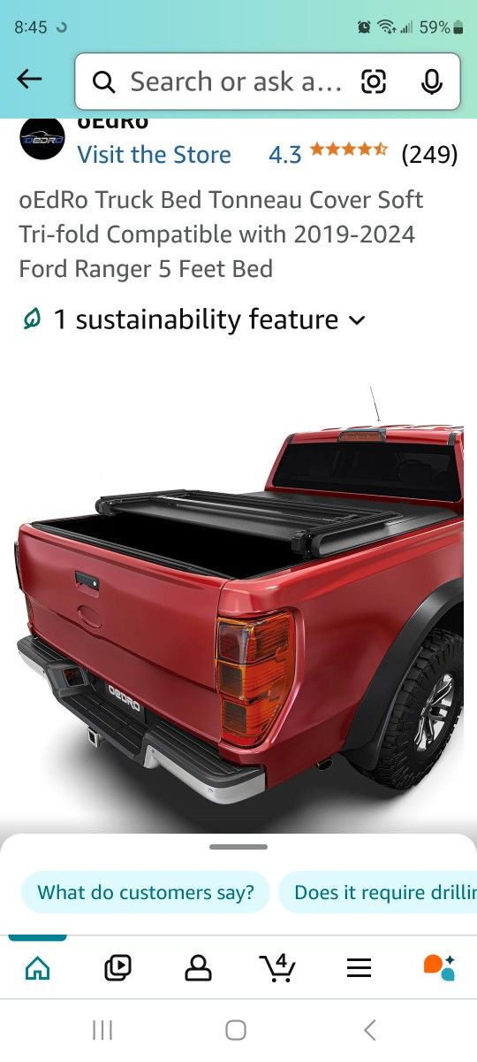 Ford Ranger Tanneau Cover
