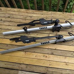 2 Thule Bike Roof Racks 594xt