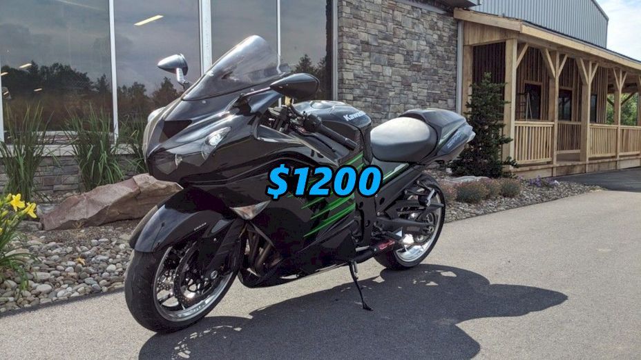 Photo $1200 Such a beautiful Moto for sale 2013 Kawasaki Ninja ZX 14R no issue
