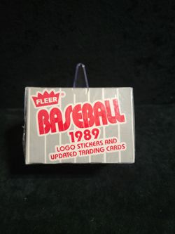 1989 fleer updated baseball card set