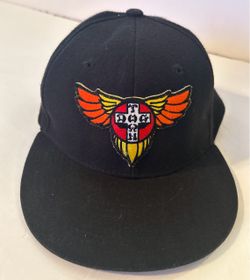 Dogtown Wings Patch Adjustable Adult Black Cap SnapBack Hat Skateboarding Sk8r