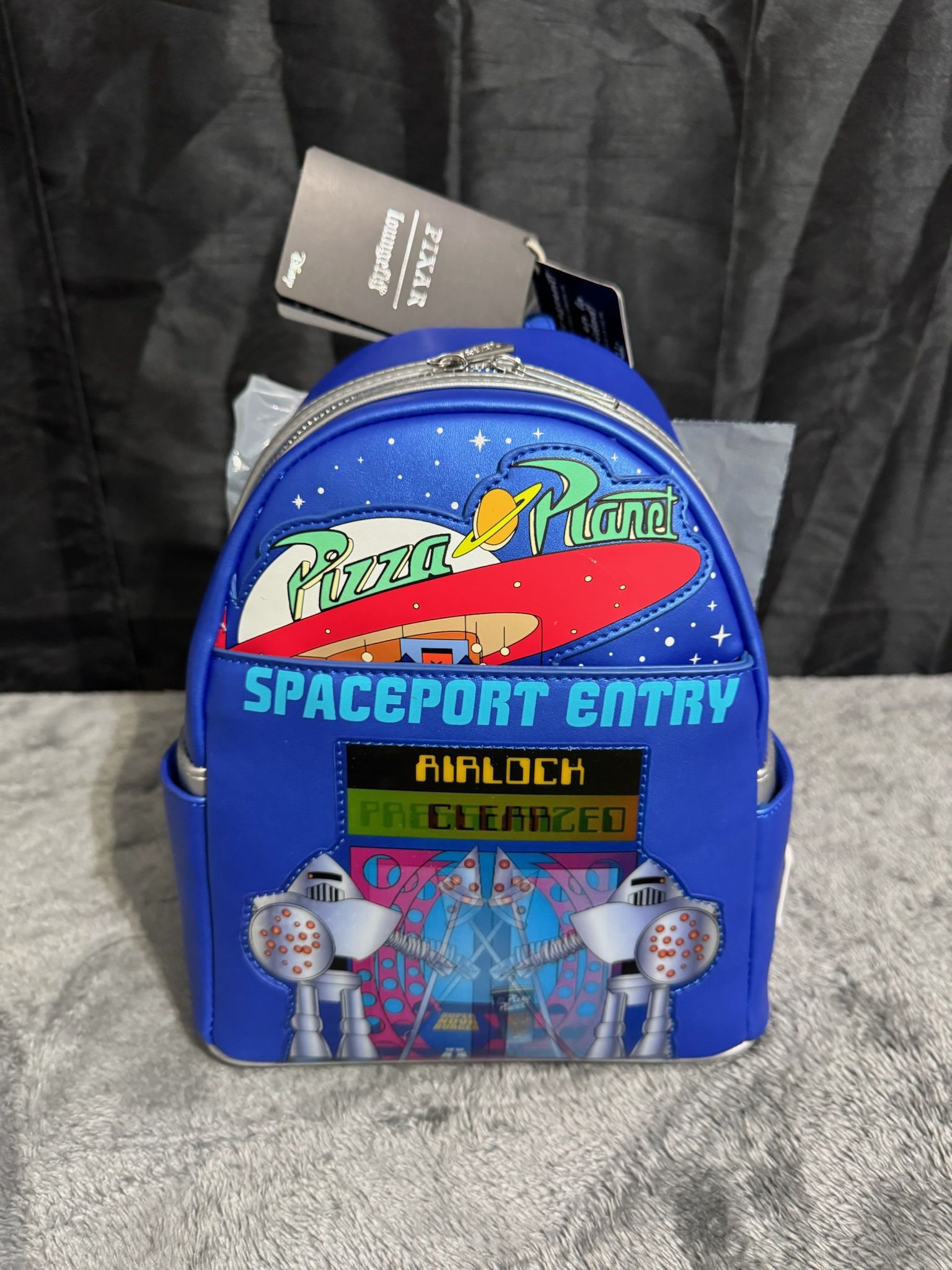 Brand New Loungefly Pizza Planet Backpack