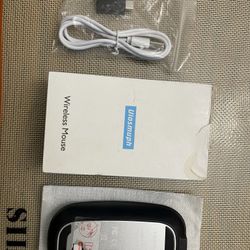 Mouse, Rechargeable, With Usb-C Adapter. New