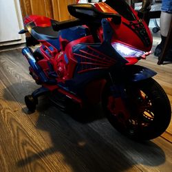 Spiderman Motorcycle For Kids