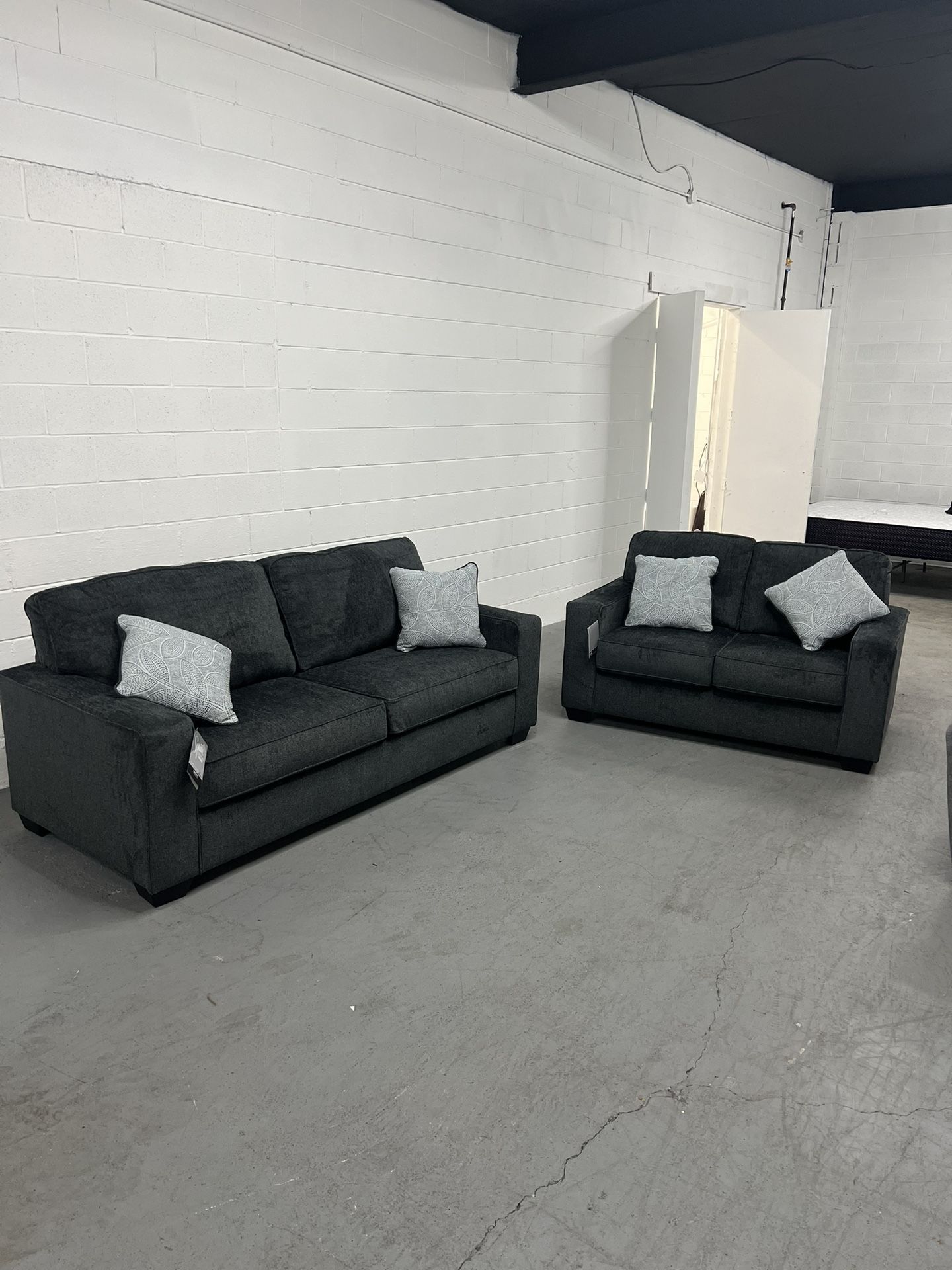 (Free Delivery) New Ashley Altari Sofa and Loveseat Set