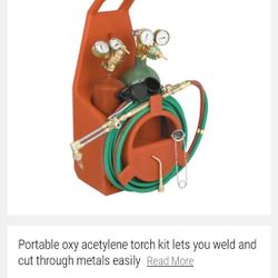 New In Box Portable oxy acetylene torch kit
