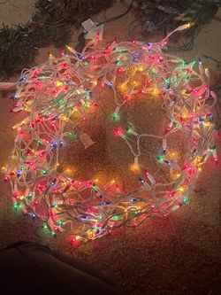 Christmas lights - USED ONCE! 