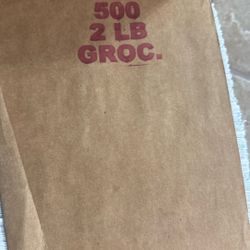 White Paper Bags 2 Lbs 500 Of Them 