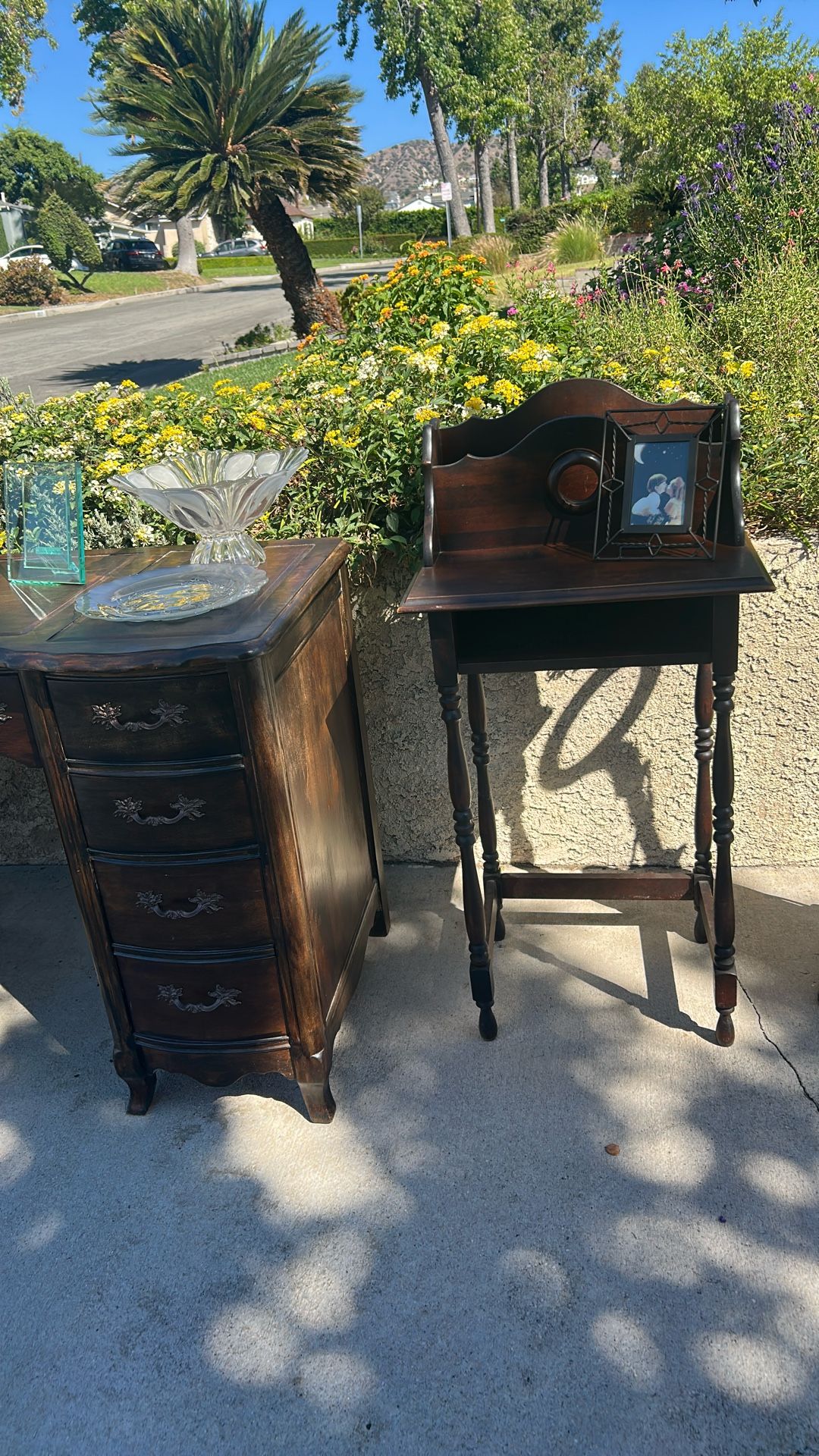 Antique phone Desk - Pick Up TODAY