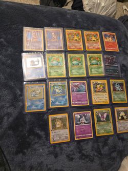 I sell my batch of Pokémon cards.