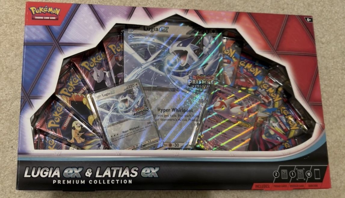 Pokemon Lugia ex & Latias Ex Box