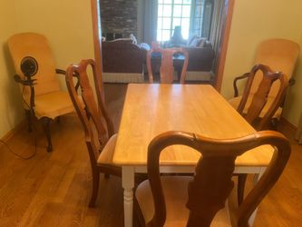 Dining room table and chairs