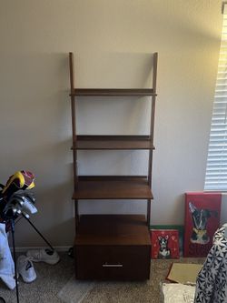 Standing Shelf With Drawer