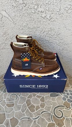 WORK BOOTS THOROGOOD SOFT TOE SIZE 8.5 WIDE MENS