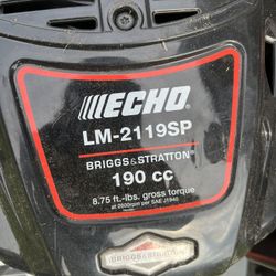 Echo lawn mower