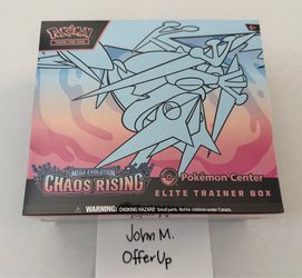 Pokémon Center Mega Evolution Chaos Rising Elite Trainer Box NEW/SEALED