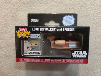 BRAND NEW Funko Pop! (Bitty Ride) Luke Skywalker and Speeder (from Star Wars franchise)