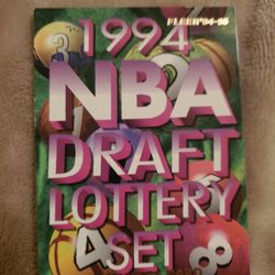 Redemption Card. 1994 NBA Draft Lottery Set
