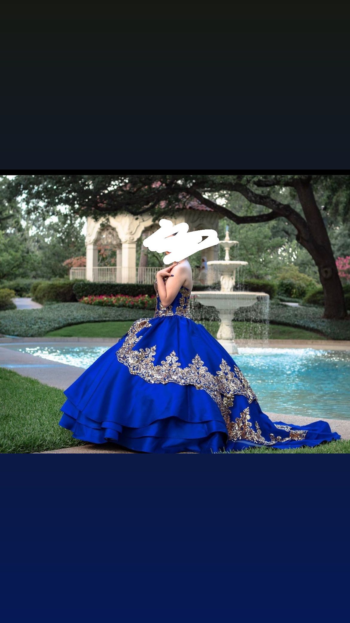 Royal Blue Quince Dress 
