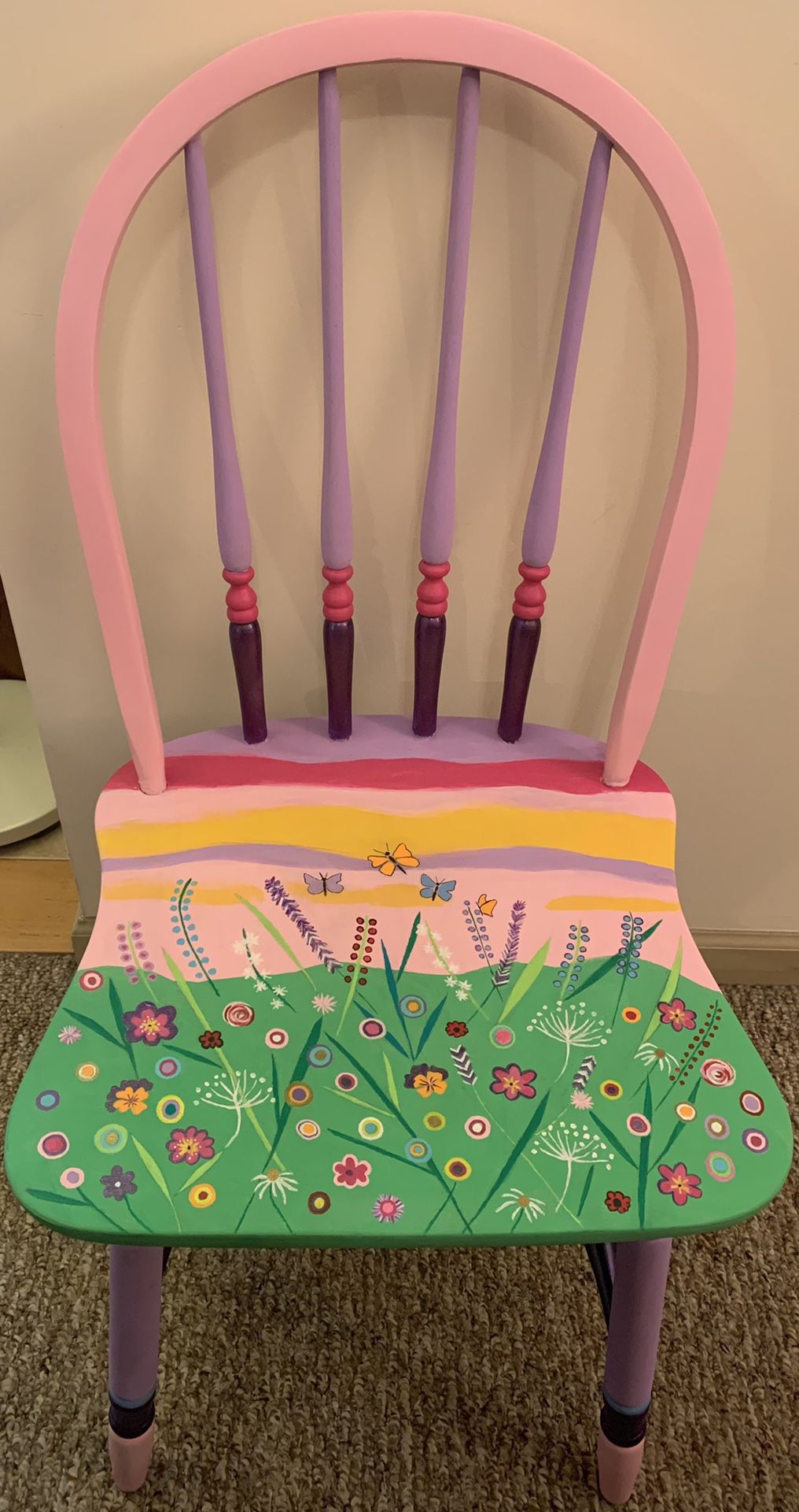 Hand Painted Antique Chairs