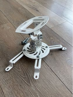 VIVO Universal Adjustable Ceiling Projector, Projection Mount Extending Arms Mounting Bracket, White, MOUNT-VP01W