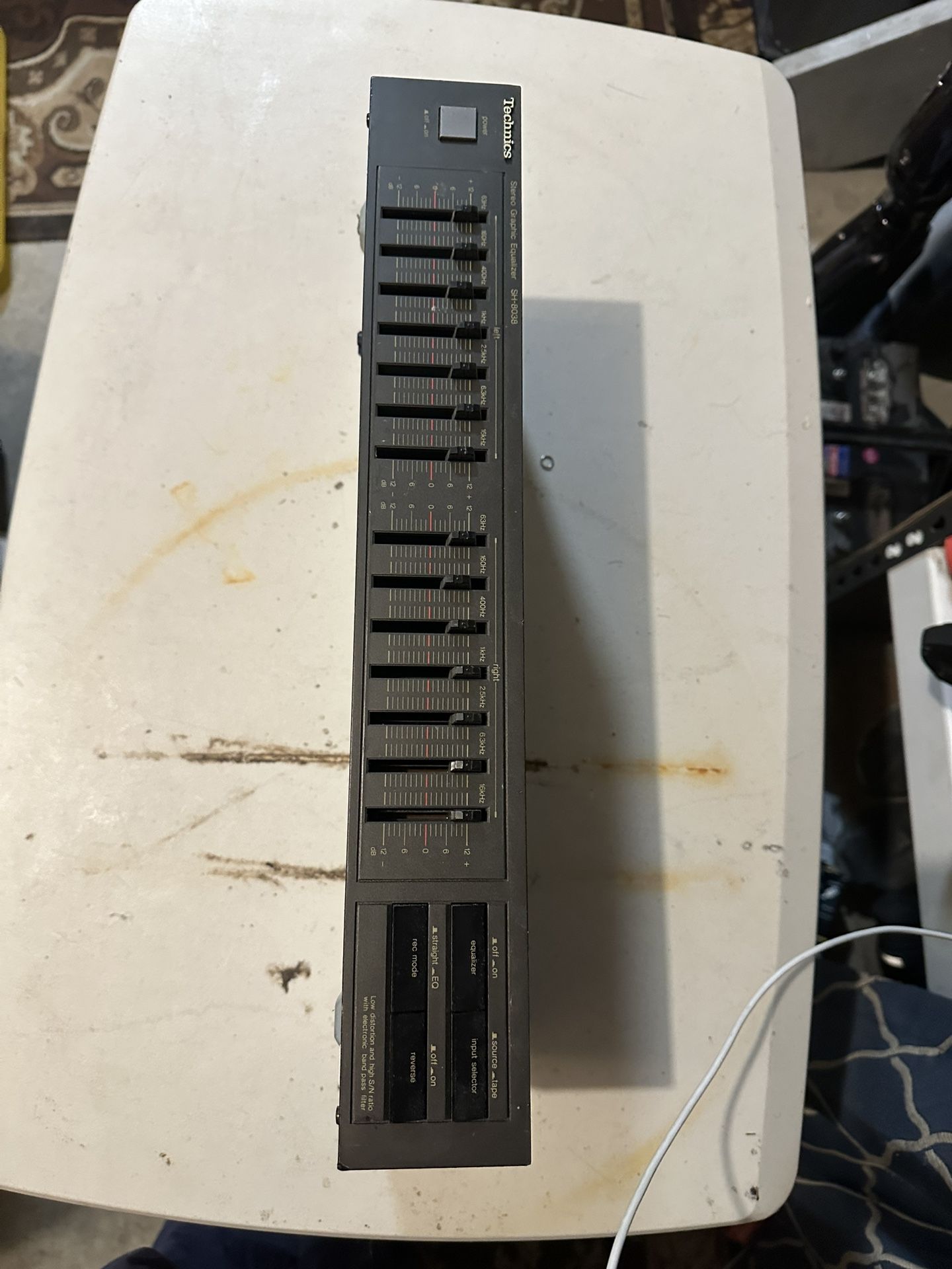 Technics Stereo Graphic Equalizer SH-8038 Tested