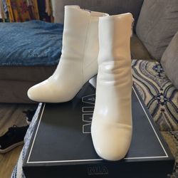 White Ankle Boots