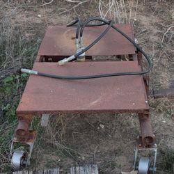 Skid-Steer Loader Brush Cutter Attachment 29" x  48" x 14". Hydraulic. Heavy Duty Metal/Iron.