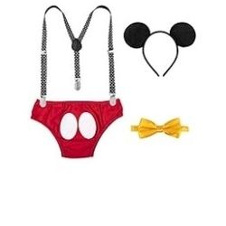 Mickey Mouse Cake Smash/ Birthday Photoshoot Outfit 