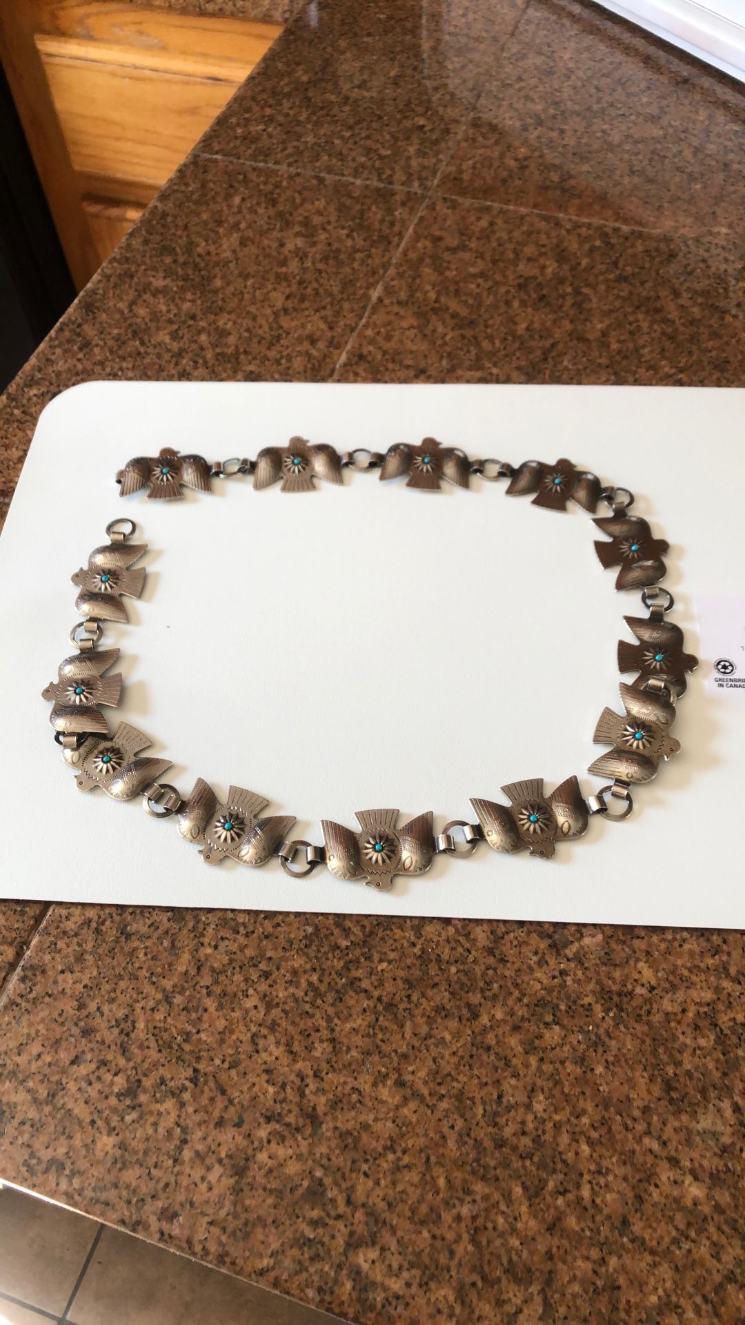 Vintage Eagle Belt 33” Length