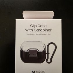 Samsung Galaxy Buds 3/Buds 3 Pro Clip Case with Carabiner