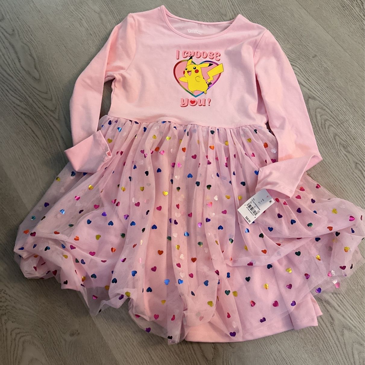 pikachu pink dress Pokemon Girl's Dress with Pikachu Sequins for Little and Big Girls 4-16, Pink, X-Small: Clothing, Shoes & Jewelry