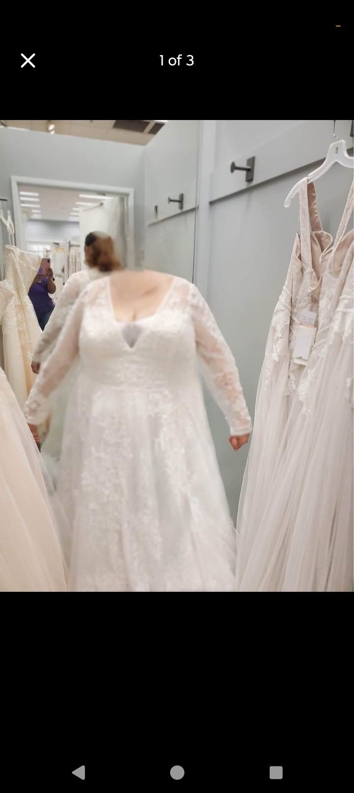 Wedding Dress With Carry Bag