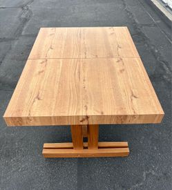 OBO Large Beautiful Heavy Handmade Wood Dining Table