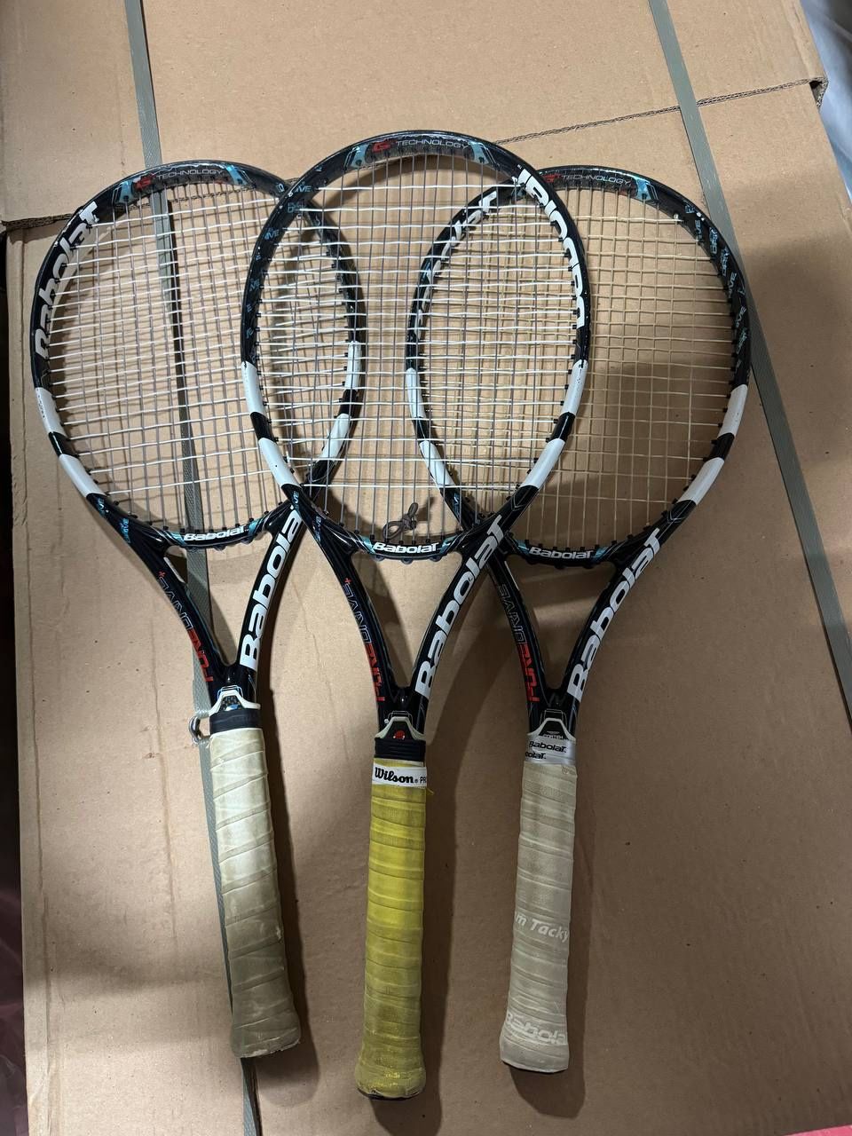 Babolat Pure Drive 110 Tennis Racquet (10th Gen) Strung with 16g Babolat Syn Gut at Mid-Range Tension