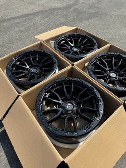 Fuel Rebel 6x5.5 18" Wheels Black
