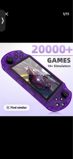 Sf3000HD Retro Handheld Game Player, 4.5-Inch IPS Screen, 20000+ Games, Ps1/gba/sfc Compatibility, New Model, Lithium Button Cell Battery