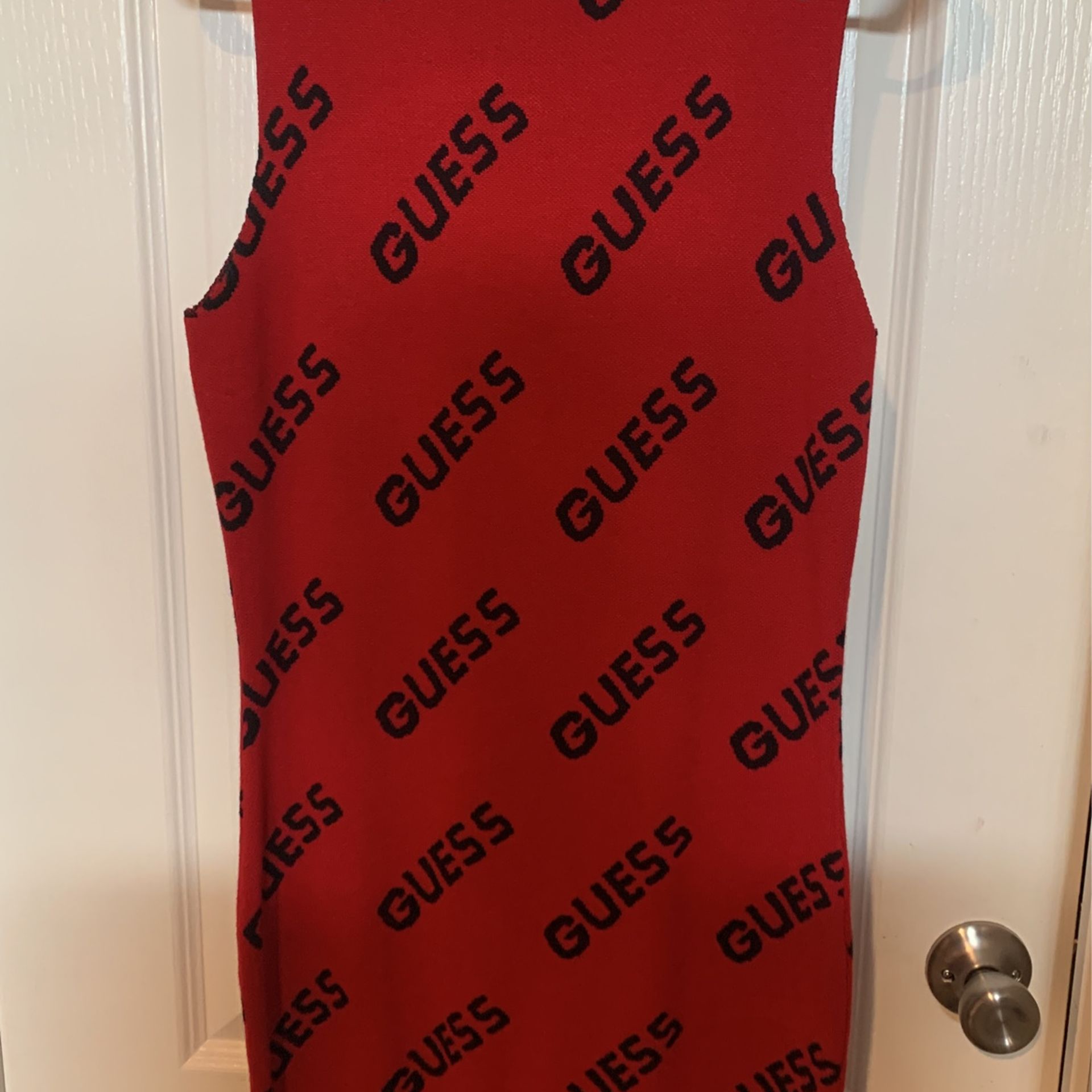 New Red And Black Dress Guess