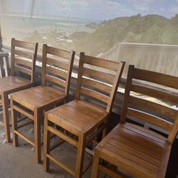 Set Of 4 Counter/Bar Stools 